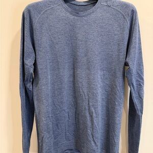 lululemon athletica Men's Slate Blue metal vent tech Long Sleeve Shirt
